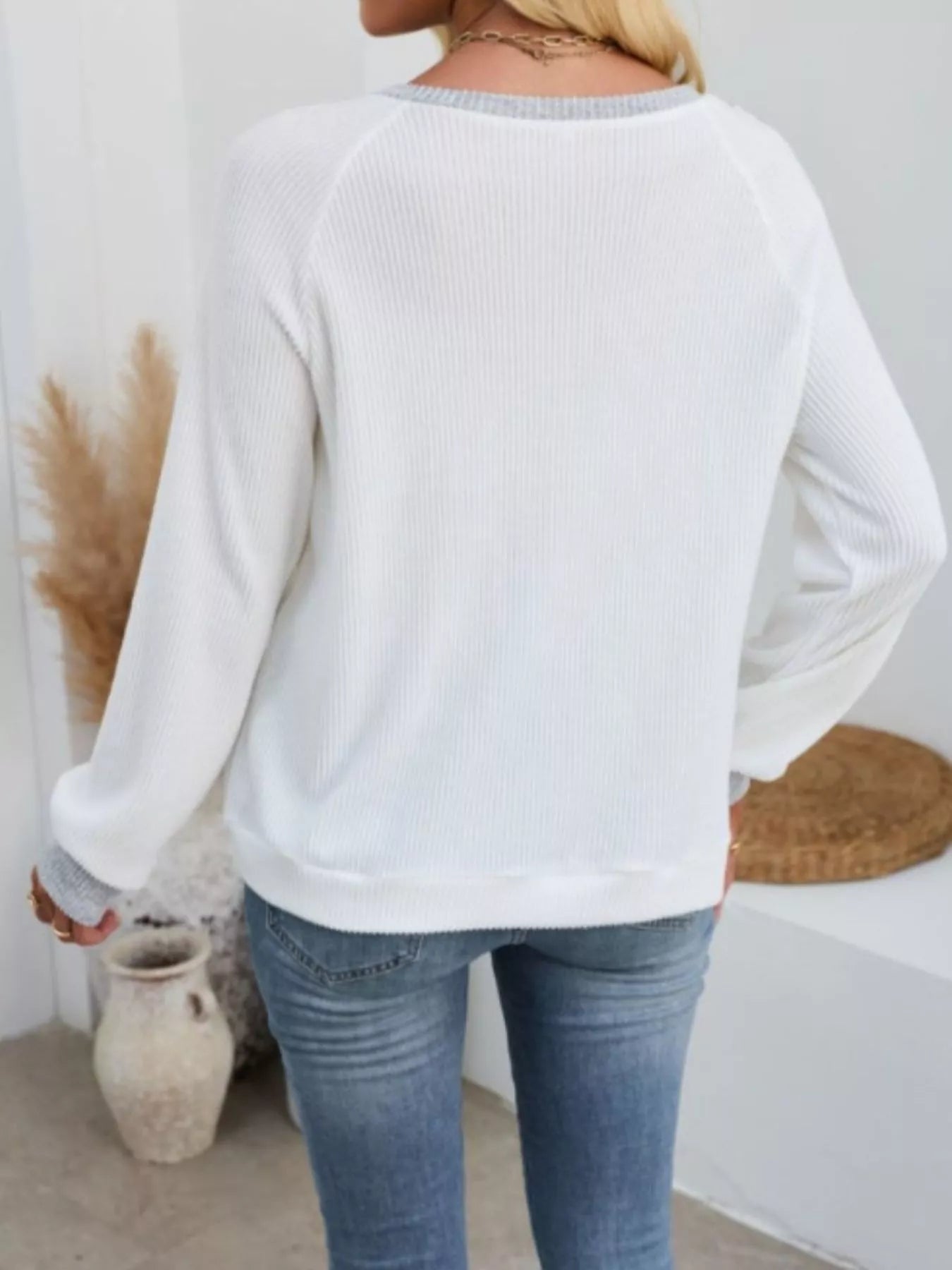 Two-Tone Raglan Sleeve T-Shirt