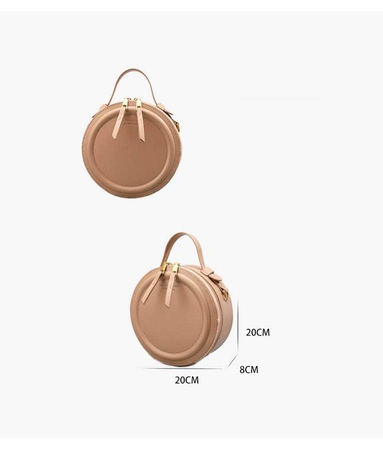 Vintage Circular Style Shoulder Purse