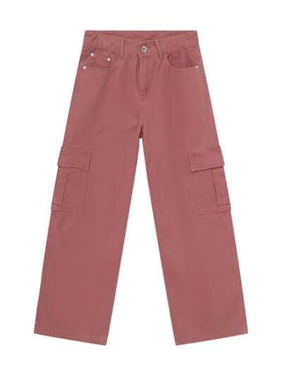 Wide Leg Cargo Jeans