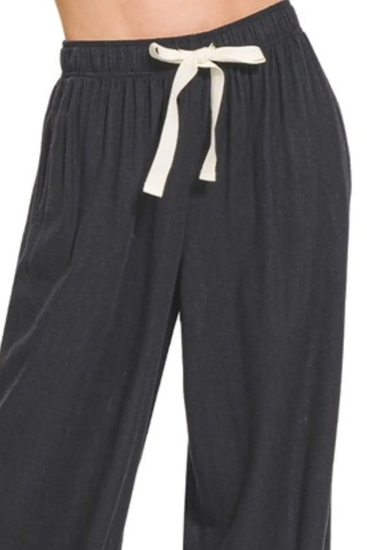 Zenana Linen Drawstring Pants